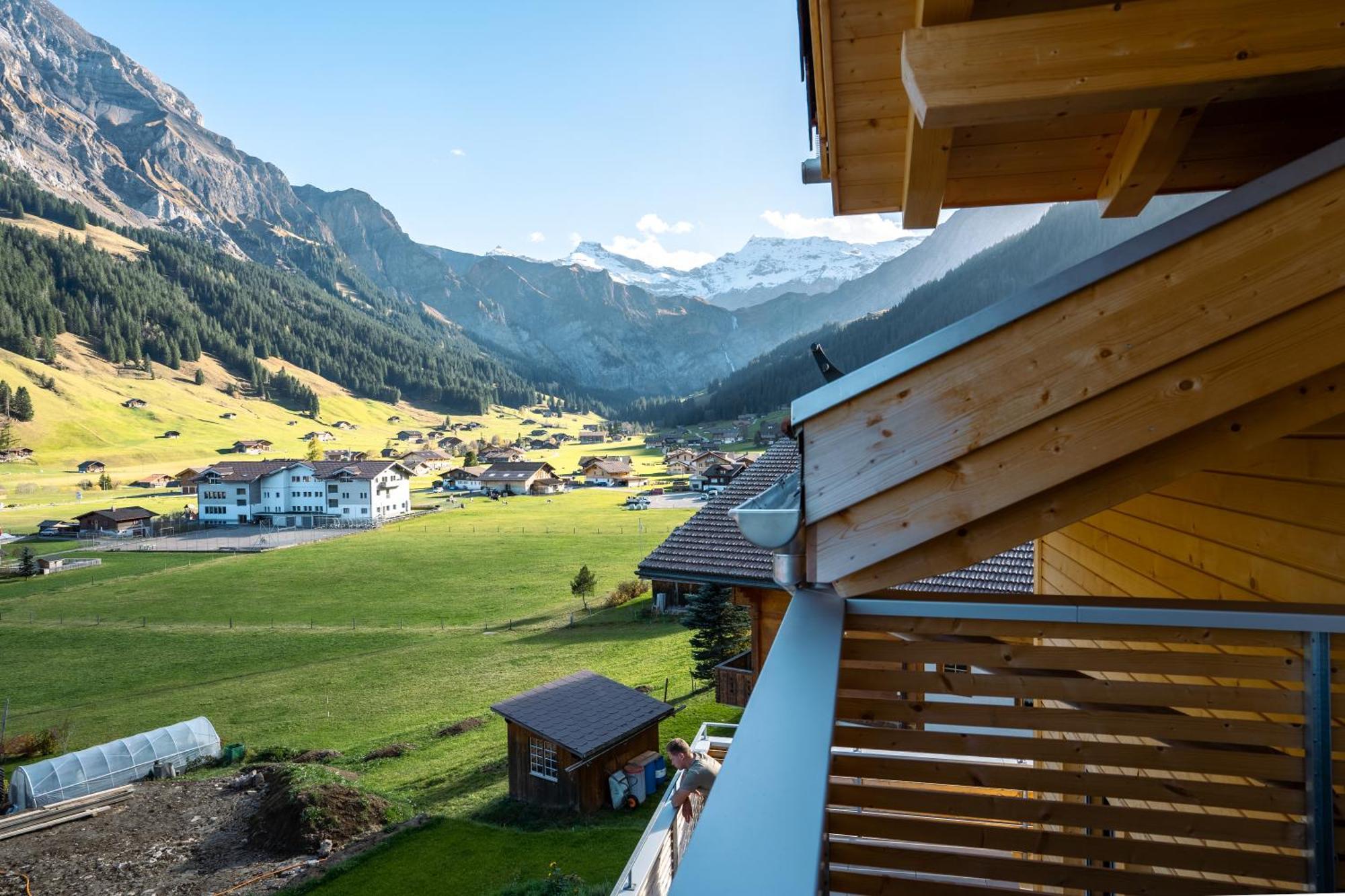 Chuenislodge2- Zwei Balkone, Gemuetlicher Kamin, Top Aussicht Adelboden Exterior foto